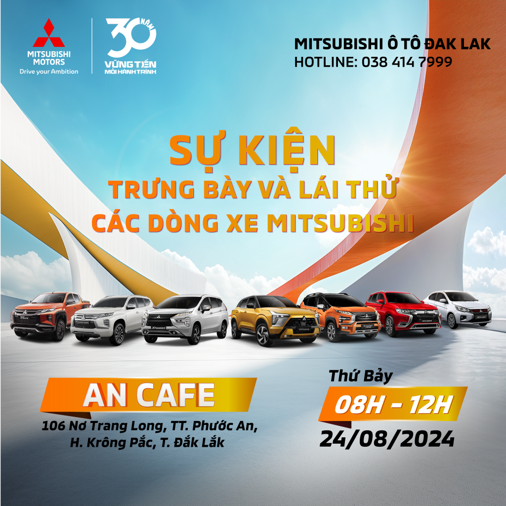 SỰ KIỆN LÁI THỬ CÁC DÒNG XE MITSUBISHI TẠI HUYỆN KRÔNG PẮC 24/08/2024